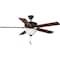 Progress Lighting AirPro Collection 52" Five-Blade Ceiling fan w/White Etched Light Kit P2599-129 - alternate 1